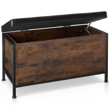 Bank met opbergruimte Calico 81,5x41,5x50,5cm, Verzenden, Nieuw