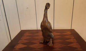 P. Chenet - Figuur - Eend - 19 cm - Brons