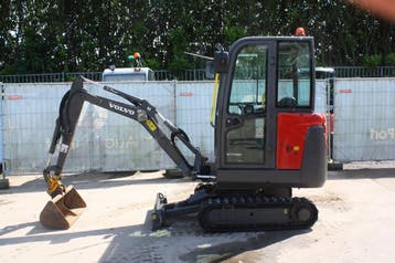 Veiling: Minigraver Volvo EC18D Diesel 12kW 2018, Ophalen