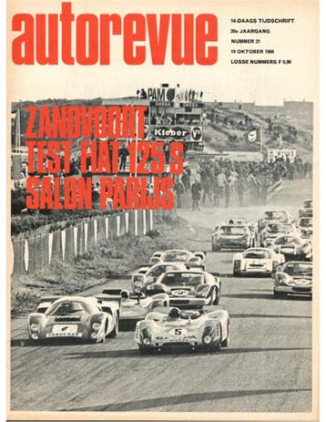 1969 AUTO REVUE MAGAZINE 21 NEDERLANDS, Ophalen of Verzenden