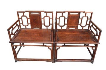 Stoel - hard hout - China - Qing Dynastie (1644-1911)