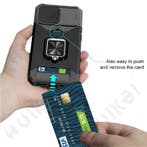 iPhone 7 - Card Slot Hoesje met Kickstand en Camera Slide -, Verzenden