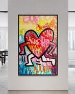 Gunnar Zyl - Heart / Keith Haring & Zyl XXL, Antiek en Kunst