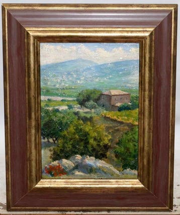 École espagnole (XX) - Paisaje, Antiquités & Art