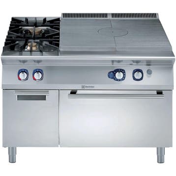 Fornuis/Doorkookplaat + Oven | e-XP 900 | Gas | 2 Branders, Verzenden, Nieuw in verpakking