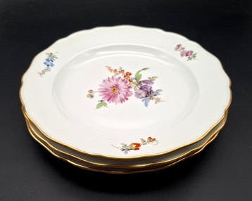 Meissen - Service de table (3) - 1re qualité ! 3 × assiettes