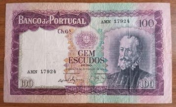 Portugal. - 3 x 100 Escudos - 1961 - Pick 165 (Sans prix de, Postzegels en Munten, Bankbiljetten | Europa | Niet-Eurobiljetten