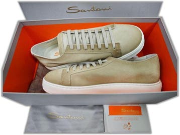 Santoni - NEW, Recent Model - Sneakers - Maat: EU 40, Nieuw