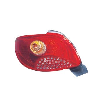 Feux Arrière Gauche Pour Peugeot 206 Plus 09- Ambre Rouge, Verzenden