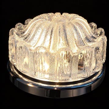 Limburg - Plafondlamp - Glashütte - Glas, Chroom - Vintage