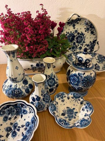 Tafelservies (10) - Aardewerk - Handwerk, Holland