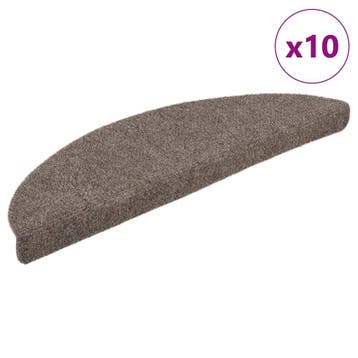 vidaXL Trapmatten zelfklevend 10 stuks 56x17x3 cm beige, Doe-het-zelf en Bouw, Verzenden, Nieuw