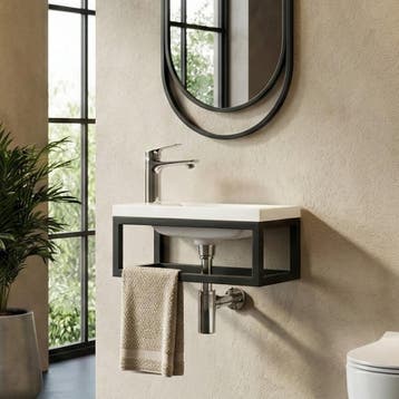 Toiletmeubel Mesa 40 x 22 cm Wit Fonteinmeubel, Verzenden, Nieuw