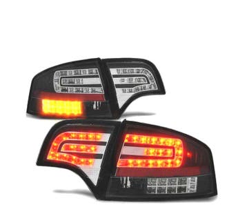 Feux Arrière Pour Audi A4 B7 Berline 04-08 Led Noir, Verzenden, Nieuw