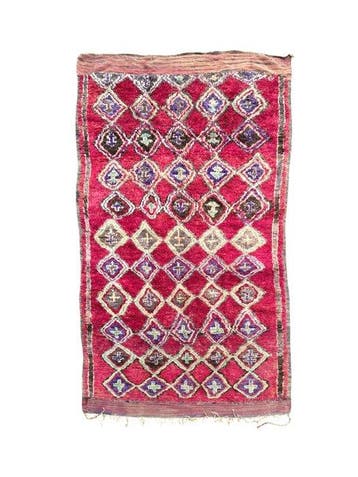 Vintage Talsint Tapijt uit de Haouz-regio – Handgeweven