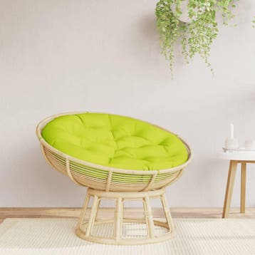 vidaXL Zitkussen rond Ø 100x11 cm oxford stof heldergroen, Huis en Inrichting, Woonaccessoires | Kussens, Verzenden, Nieuw
