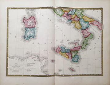 Europe - Sud de lItalie / Sicile / Sardaigne; A. Brue / E., Livres