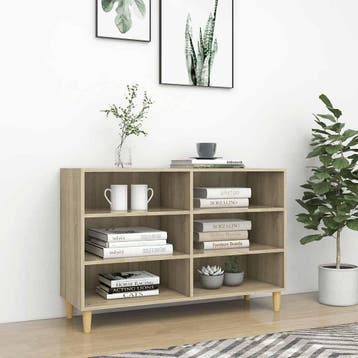vidaXL Dressoir 103,5x35x70 cm bewerkt hout sonoma, Verzenden, Nieuw