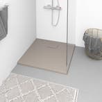 vidaXL Douchebak 80x80 cm SMC bruin, Verzenden, Nieuw