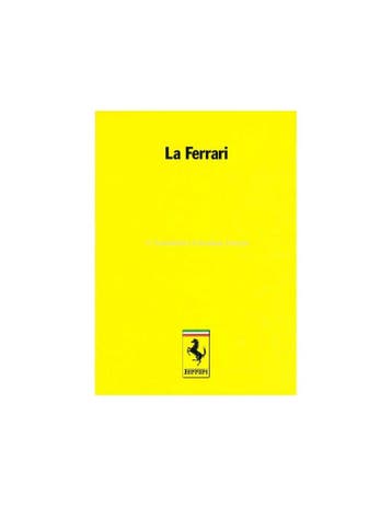 1989 FERRARI LA FERRARI BROCHURE 537/89, Boeken, Nieuw