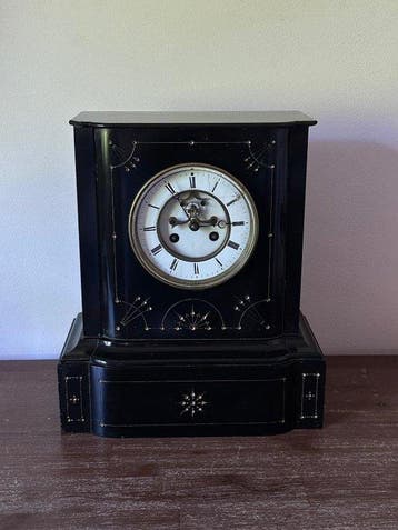 Pendule - Marmer, Hout - 1850-1900