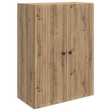 Wandkast Eiken 90cm | Retour deal | 34% Korting, Huis en Inrichting, Met plank(en), Verzenden, Zo goed als nieuw, Minder dan 150 cm