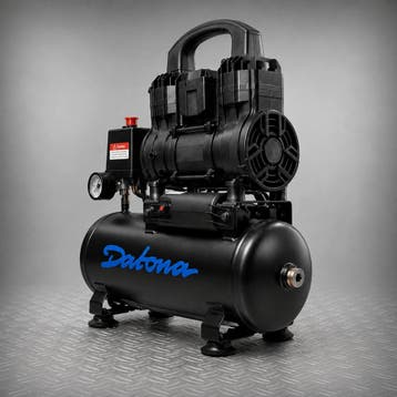 Datona Stille compressor 24L - Olievrij & verrijdbaar -, Doe-het-zelf en Bouw, Compressors, Ophalen of Verzenden, Nieuw