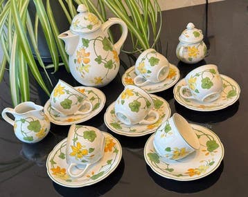 Villeroy & Boch - Service à café (15) - Geranium -