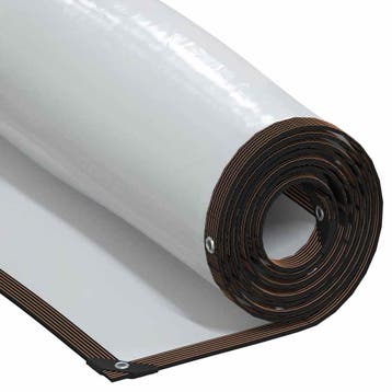vidaXL Doorzichtig zeildoek met zeilringen 5x8 m, Doe-het-zelf en Bouw, Verzenden, Nieuw