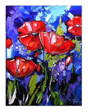 Olivier Pfleger - Mandrafina  Les pavots rouges