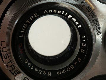 Lustre Flex with Anastigmat 3,5/80mm | Twin lens reflex, Nieuw