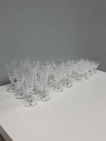 Val Saint Lambert - Drinkset (24) - Faraday - Kristal