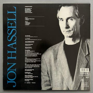 Jon Hassell - The Surgeon of the Nightsky Restores Dead