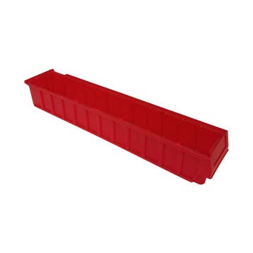 Stellingbak 620x115x90 mm rood pp, Ophalen of Verzenden