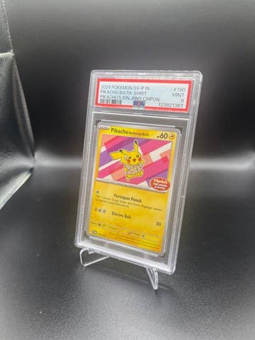 Pokémon - 1 Graded card - Pink Batik Pikachu #190 - PSA 9, Nieuw