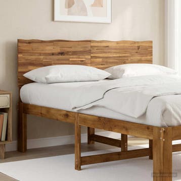 vidaXL Live Edge Hoofdbord ROSTOCK Naturel 160 cm Massief, Verzenden