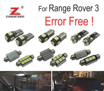 Kit 22 Ampoules Led Interieur Pour Land Rover 3 06-12, Verzenden