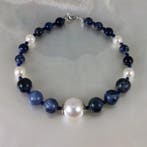 Bracelet Argent Perle - Perle - SSP-Akoya 6-11,95MM Lapis