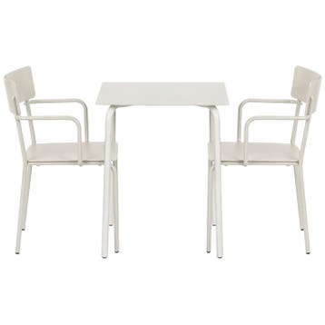 Serax August Tuinset: Eettafel S + Stoelen Met Armleuning S, Verzenden, Nieuw, Aluminium, Tuinset