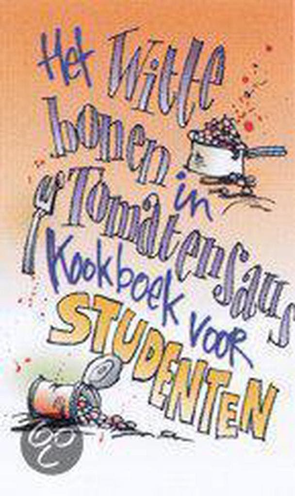 Het witte bonen in tomatensaus kookboek voor studenten, Boeken, Kookboeken, Gelezen, Verzenden