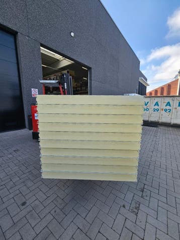 FALK wandpaneel 1140 KV100 – Gebroken wit, meerdere lengtes, Verzenden, Nieuw, Overige materialen, 100 mm of meer