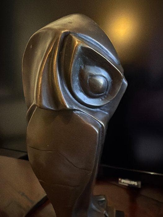 Bronze Garanti Paris - Beeldje - Bronzen uil (art deco) -, Antiek en Kunst, Curiosa en Brocante