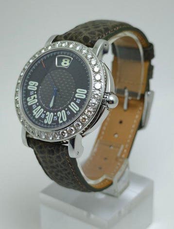 Gérald Genta - Retro Sport Jump Hour Diamonds - G.3694 -, Nieuw