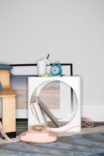 B-Line - Joe Colombo - Container - Ring - Wit - Staal, Hout