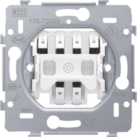 Niko Basis Element Drukknop - 170-73015, Bricolage & Construction, Électricité & Câbles, Envoi