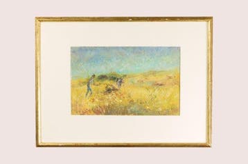 David Lloyd Smith (1944) - Barley Harvesters, Greece