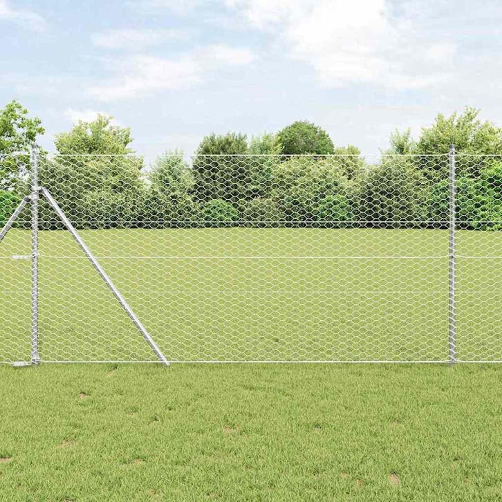 vidaXL Grond Fix Gelast Draadhek 100 x 1,2 m (B x H), Jardin & Terrasse, Clôtures de jardin, Envoi