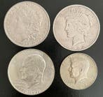 Verenigde Staten. Collection of coins 1881-1976 (12 Silver, Postzegels en Munten