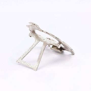 NO RESERVE - Pauwvormig Design - Fotolijst - .925 zilver
