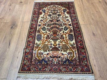 Tapis oriental fait à la main Ghom-Art Arbre de Vie - Tapis